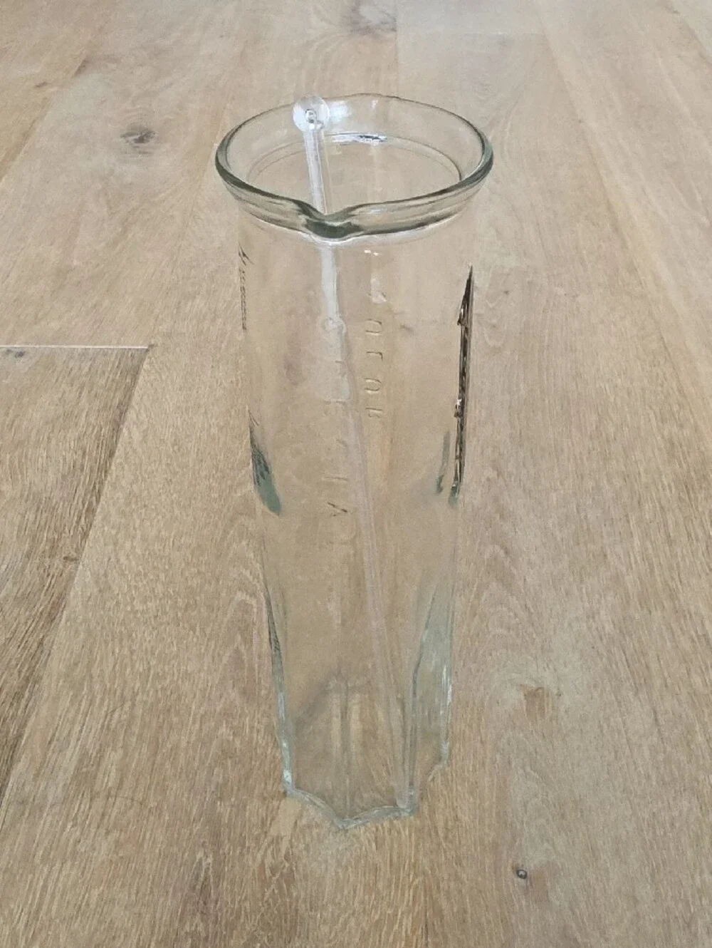 NWOT St Germain 'Special Liqueur' Glass Pitcher With Mixing Stick